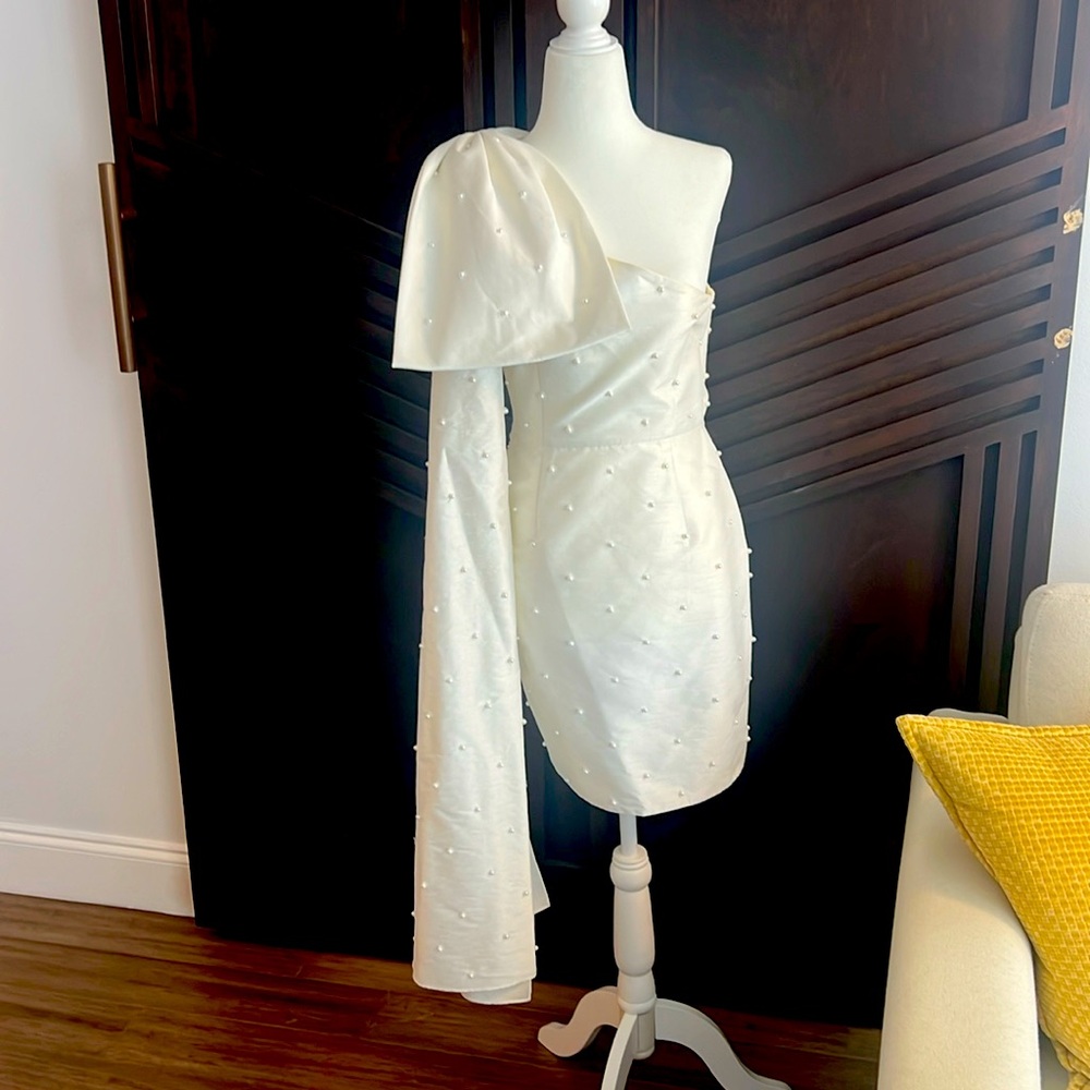 Sachin & Babi size 2 gorgeous, pearl studded dress. Worn once.